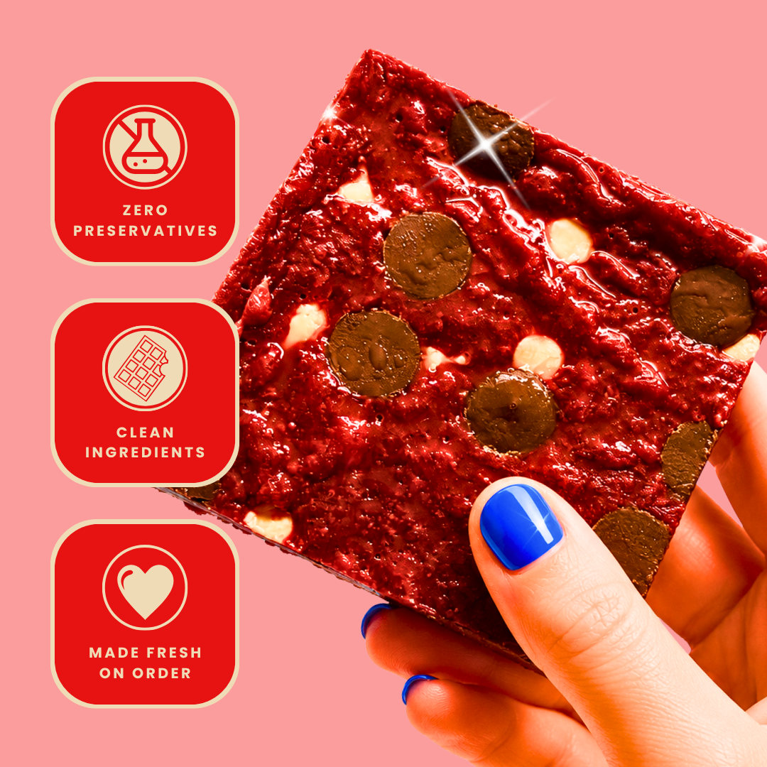 Red Velvet Brownies - Mini Bites Brownie Darling