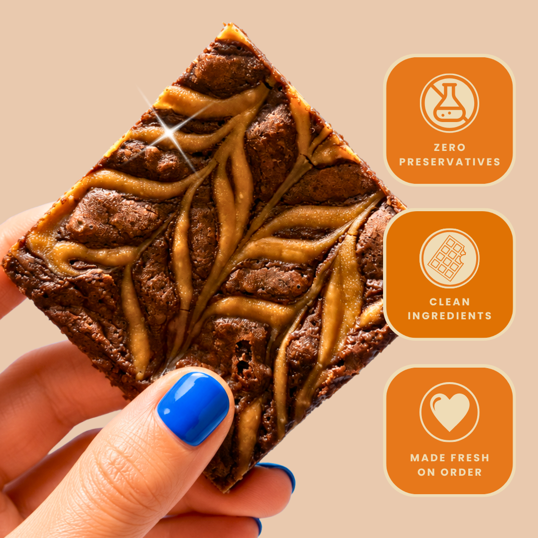 Coffee Cheesecake Brownies - Mini Bites Brownie Darling
