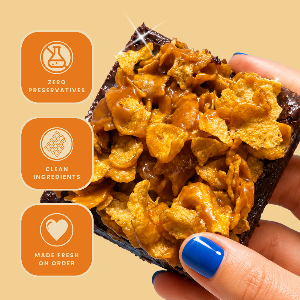 Caramel Crunch Brownies - Mini Bites Brownie Darling