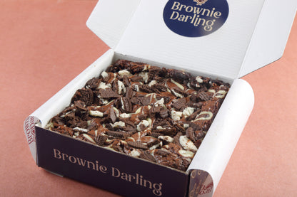 Oreo Overload Brownies - Slab Brownie Darling