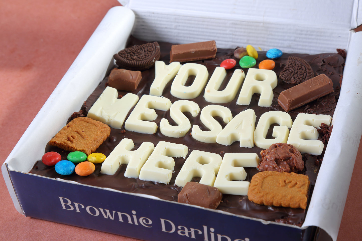 Custom Message Brownies