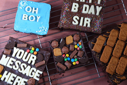 Custom Message Brownies