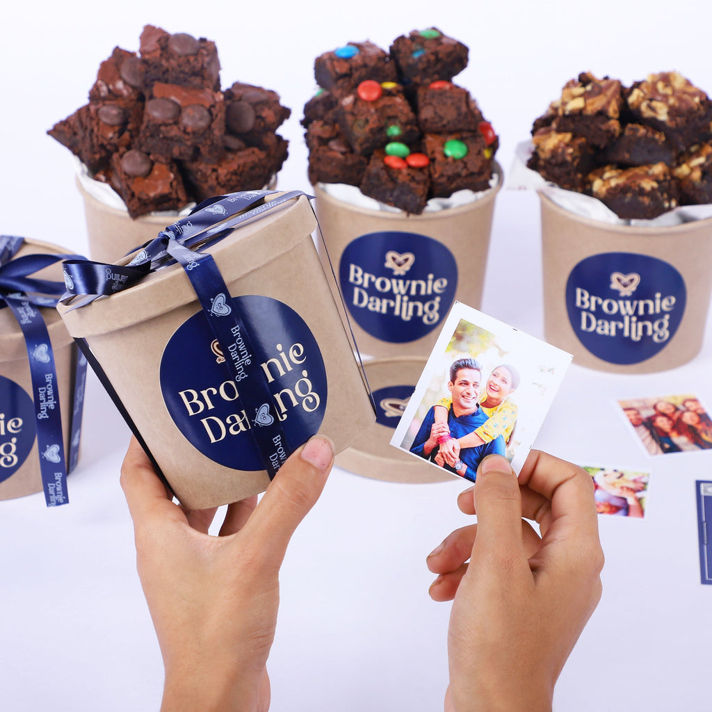 Polaroid + Custom Message Card Brownie Darling