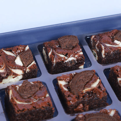 Oreo  Cheesecake Brownies - Mini Bites Brownie Darling