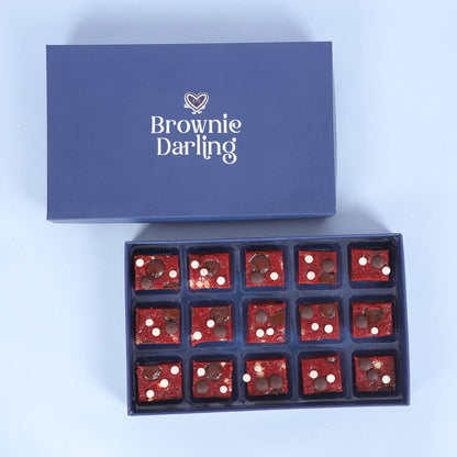 Red Velvet Brownies - Mini Bites Brownie Darling