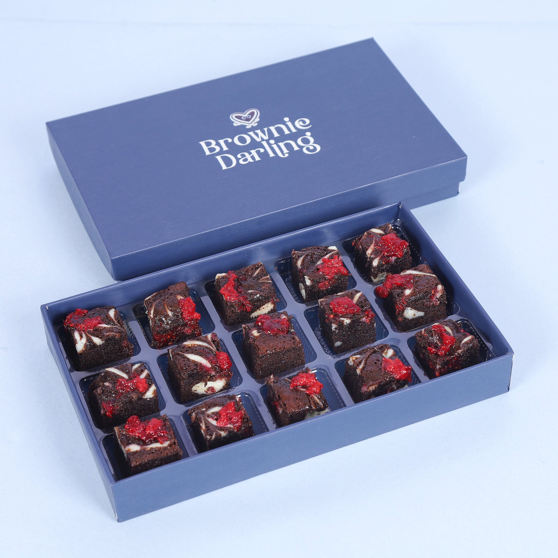 Raspberry Cheesecake Brownies - Mini Bites Brownie Darling