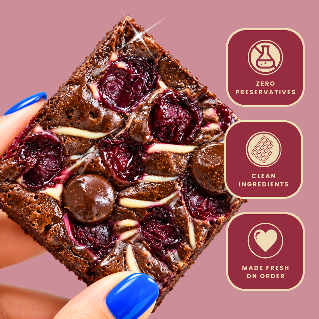 Black Forest Brownies - Slab Brownie Darling