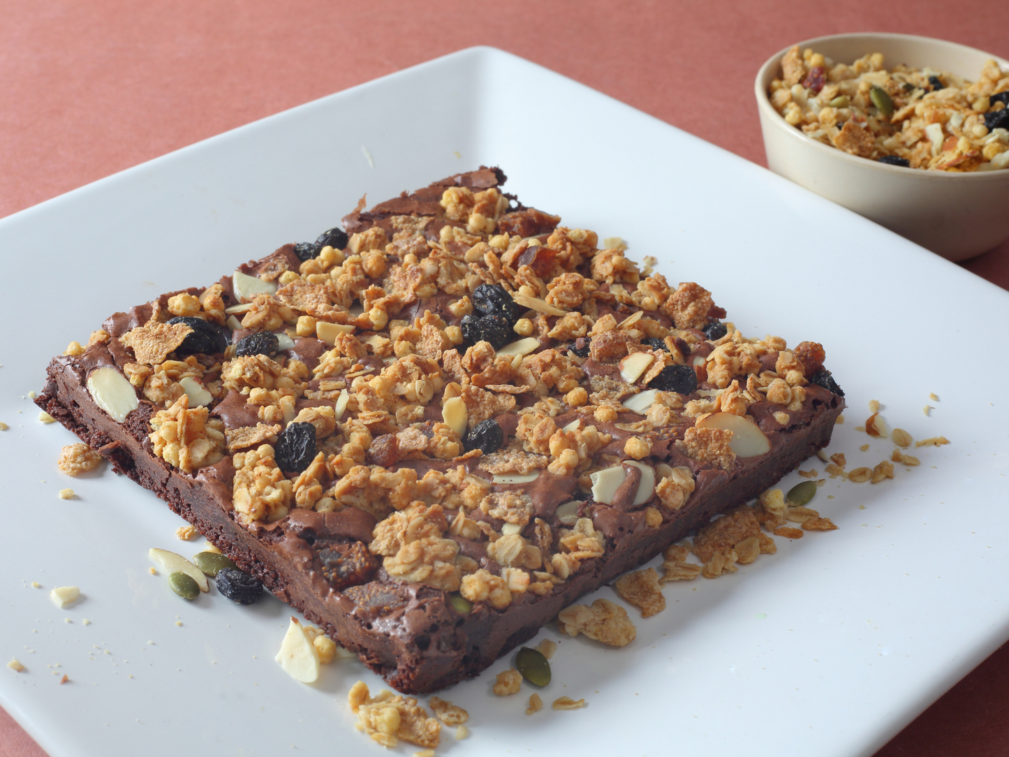 Gluten-Free Granola Ragi Brownies - Slab