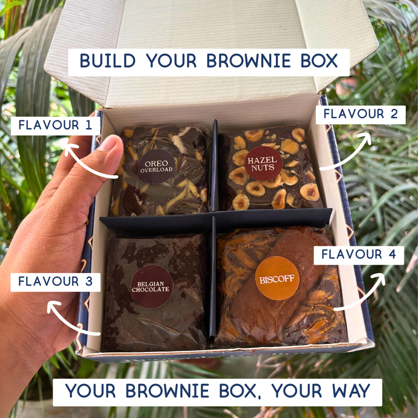 Build Your Brownie Box | Delivery PAN India | Customised Brownie Box ...