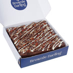 Pecan Drizzle Brownies - Slab Brownie Darling