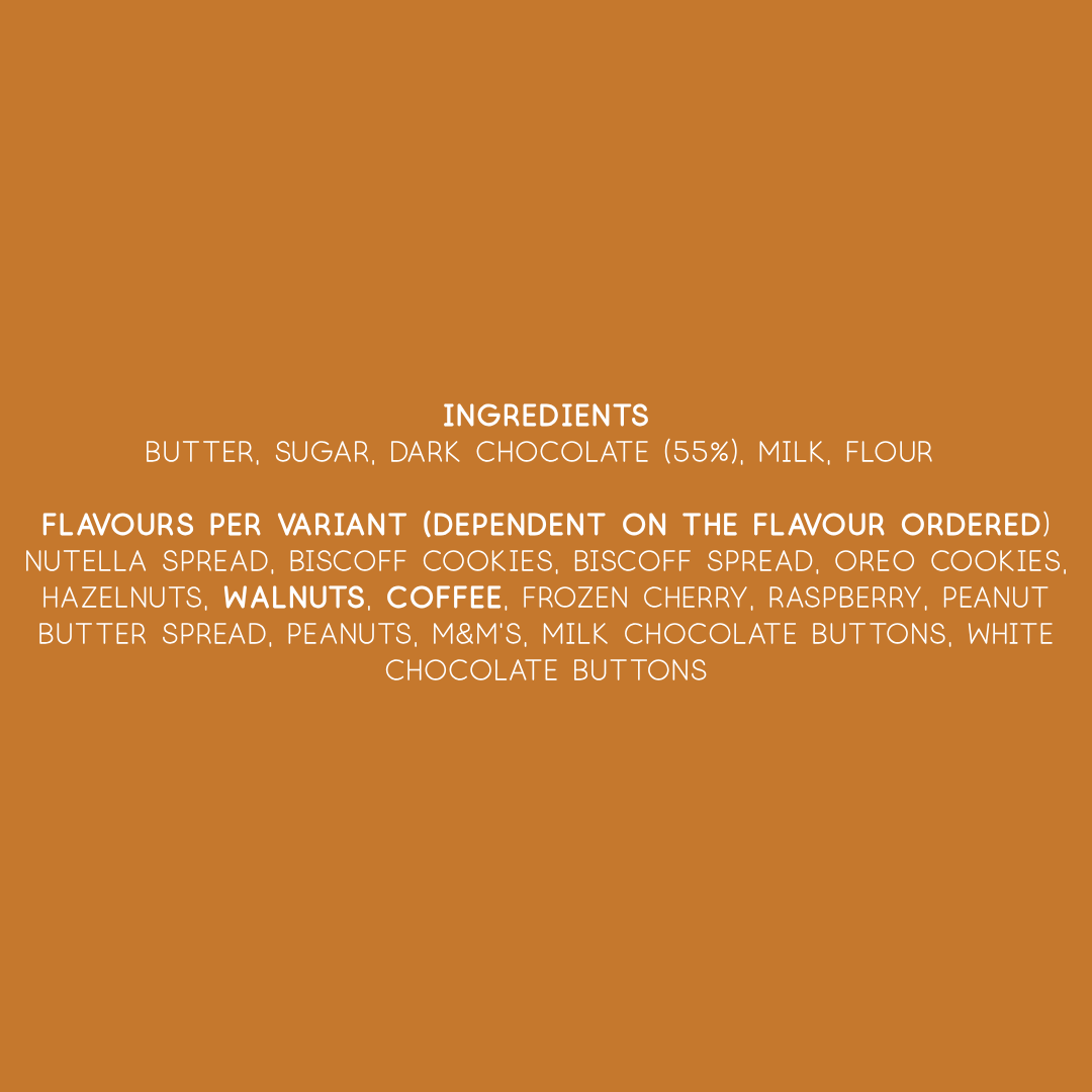 Coffee Walnuts - Slab Brownie Darling