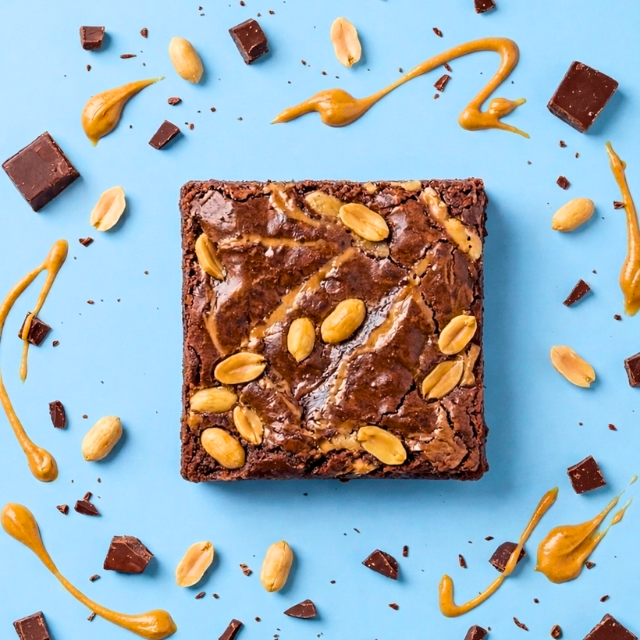 Peanut Butter Brownies - Mini Bites Brownie Darling