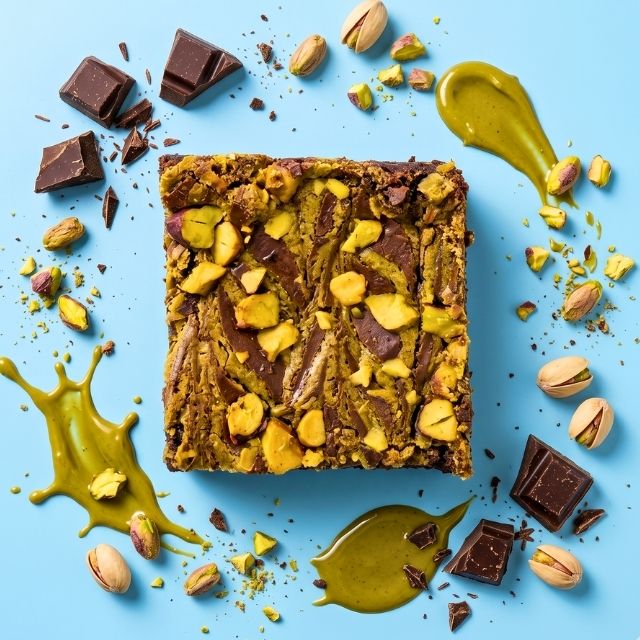Pistachio Brownies - Mini Bites Brownie Darling