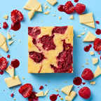 Raspberry Swirl Blondies - Slab Brownie Darling